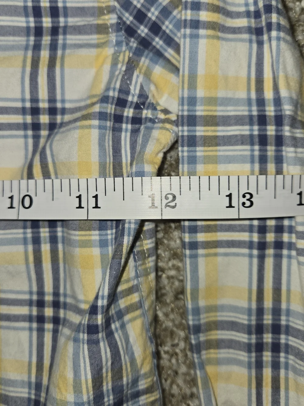 OshKosh B'gosh Boys' Yellow & Blue Plaid Button-Up Shirt
